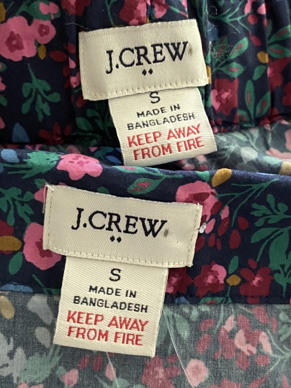 J. Crew Printed Woven Pajama Set NWT - Picture 11 of 11